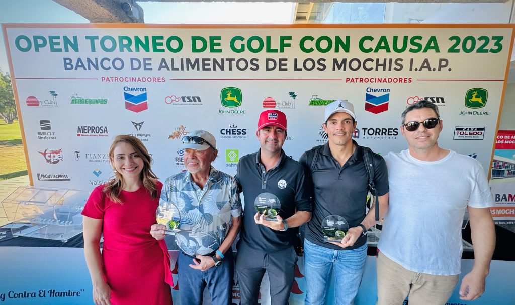 Ganadores torneo El Mejor Swing Contra el Hambre 2023, los resultados del open torneo de golf de Bamx LOS MOCHIS, jugadores, donadores y patrocinadores unidos por el alimentar el norte de sinaloa todo el 2024