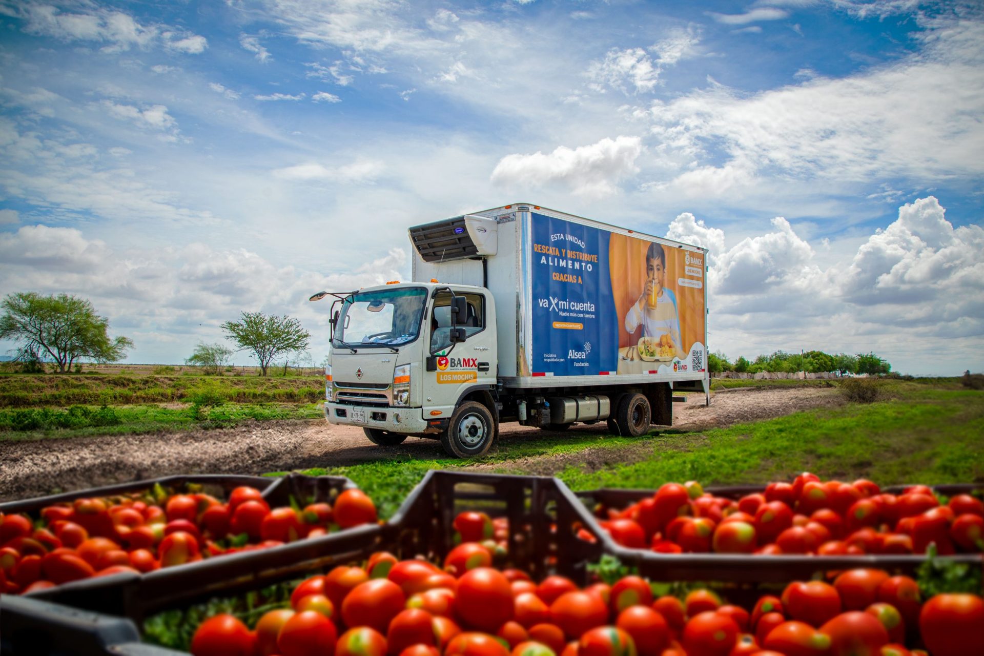 Camion 5 Toneladas_donacion_alimento. Donado por Alsea por convocatoria ganada Va x BAMX y ganó BAMX Los Mochis