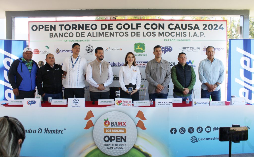 El Mejor Swing Contra el Hambre: Torneo de Golf a beneficio del Banco de Alimentos de Los Mochis Los Mochis, Sinaloa, 22 de noviembre de 2024. – El Banco de Alimentos de Los Mochis se enorgullece en anunciar la celebración de la Decimonovena edición del Torneo de Golf “El Mejor Swing Contra el Hambre”. Este evento deportivo, que se llevará a cabo los días 29, 30 de noviembre y 1 de diciembre, tiene como objetivo principal recaudar fondos para el Banco de Alimentos de Los Mochis, con el fin de seguir apoyando a familias en situación de inseguridad alimentaria en el Todo el Norte de Sinaloa. 