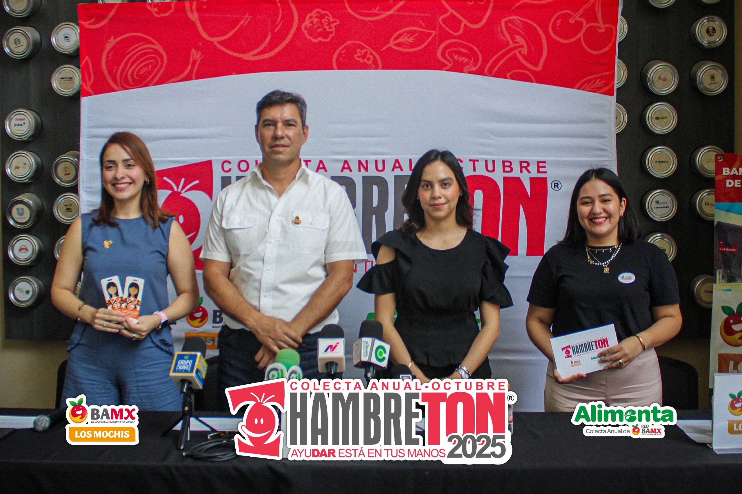El Banco de Alimentos de Los Mochis anunció oficialmente el arranque de su colecta anual
Hambreton 2025: Ayudar está en tus manos, una iniciativa que desde el año 2004 se ha
consolidado como una de las campañas solidarias más importantes en el norte de Sinaloa.