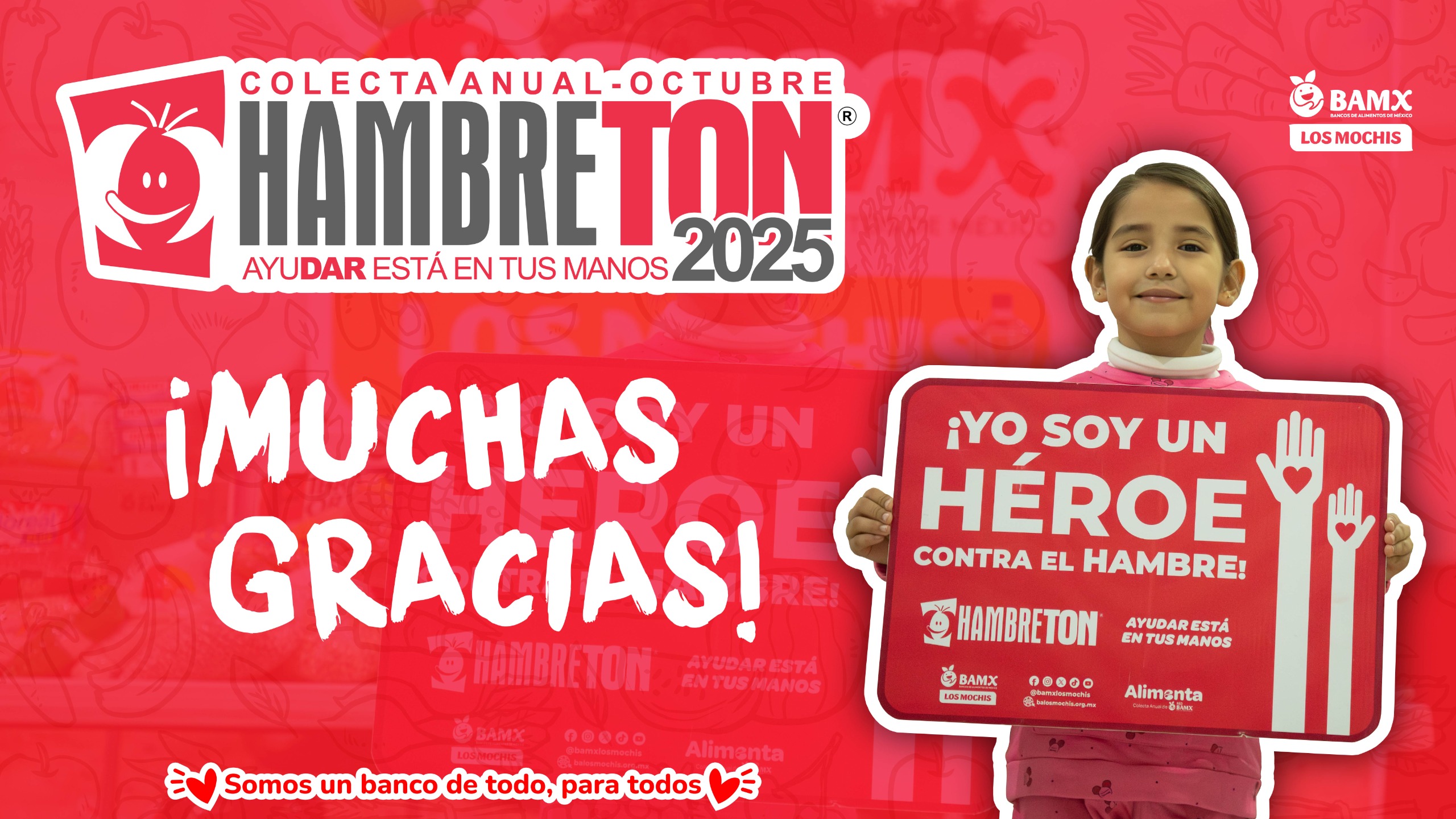 BAMX Los Mochis da por concluida la colecta Hambreton 2025: “Ayudar está en tus manos”.