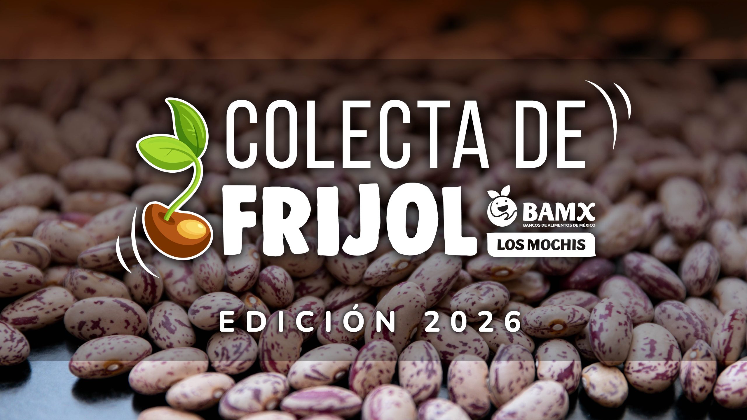 Colecta de Frijol Edición 2026, el texto sólo se muestra para efectos visuales