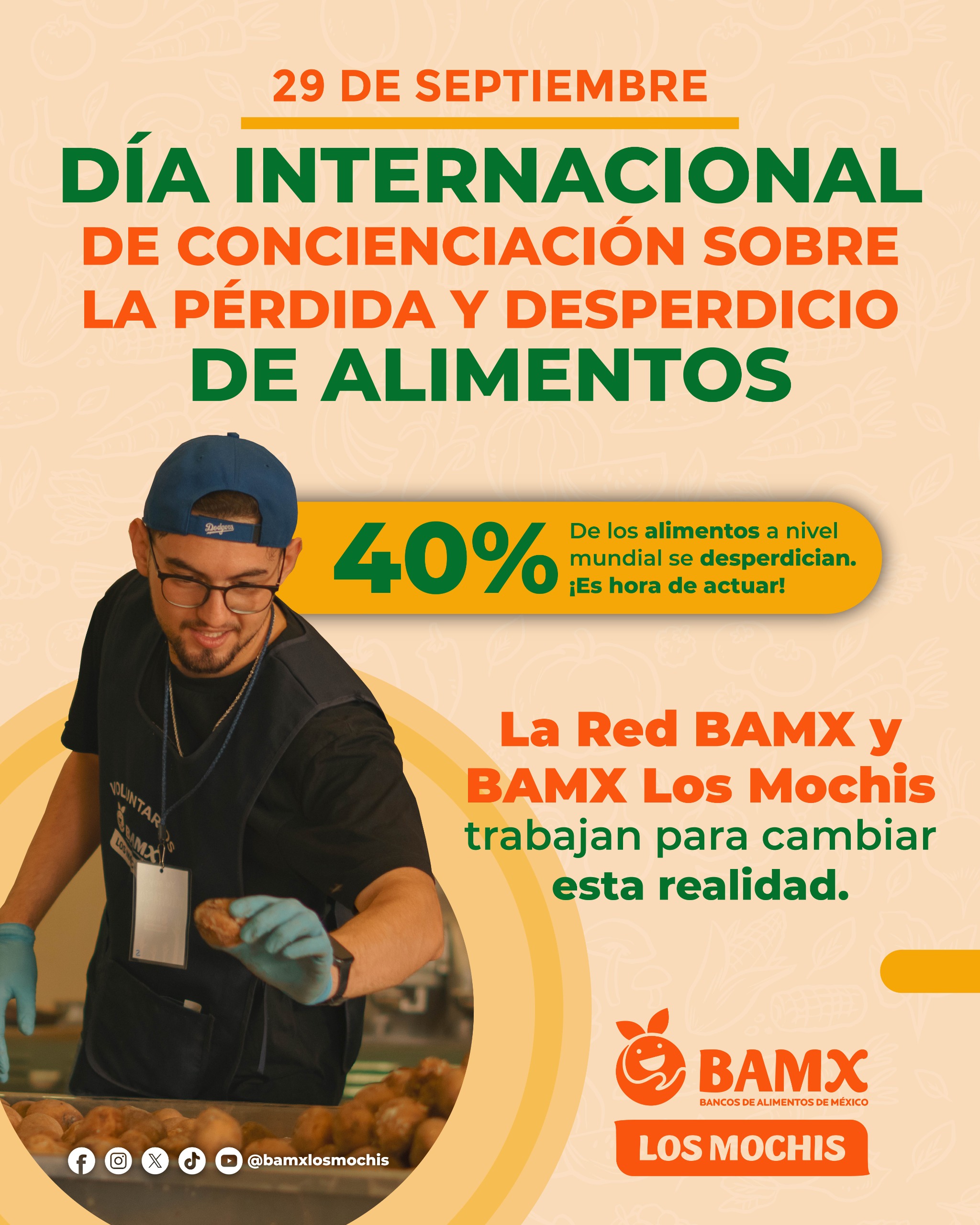 Uniendo voluntades, podemos llevar bienestar y dignidad a familias vulnerables. Ayúdanos a concientizar sobre la pérdida y desperdicio de alimentos. Unidos podemos hacer la diferencia llevando alimentos a quien más lo necesita. Unidos somos más fuertes.