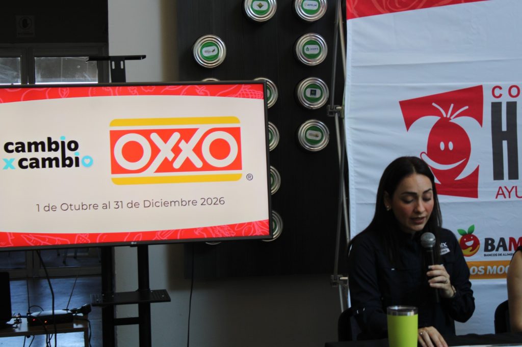 Inicia colecta Cambio x Cambio en tiendas OXXO de Ahome, El Fuerte y Choix, en beneficio del Banco de Alimentos de Los Mochis